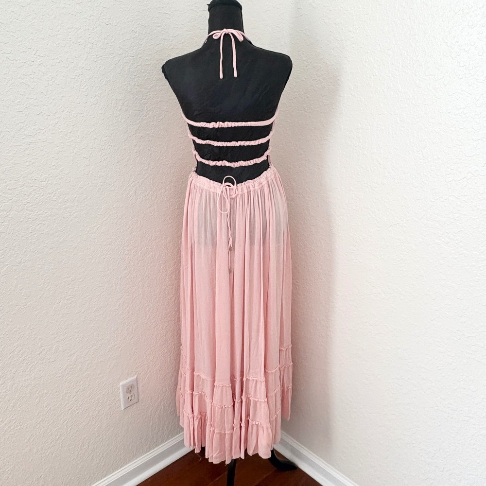 R.Vivimos Maxi Dress Womens XL Pink‎ #009057018
